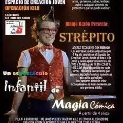 Viernes 12 Magia solidaria. Espectáculo «strépito»