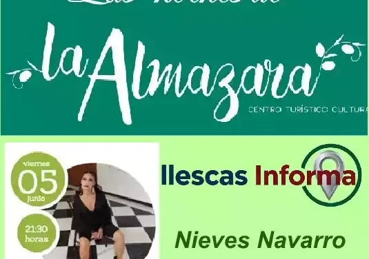 Viernes día 5 en La Almazara de Illescas: Nieves Navarro